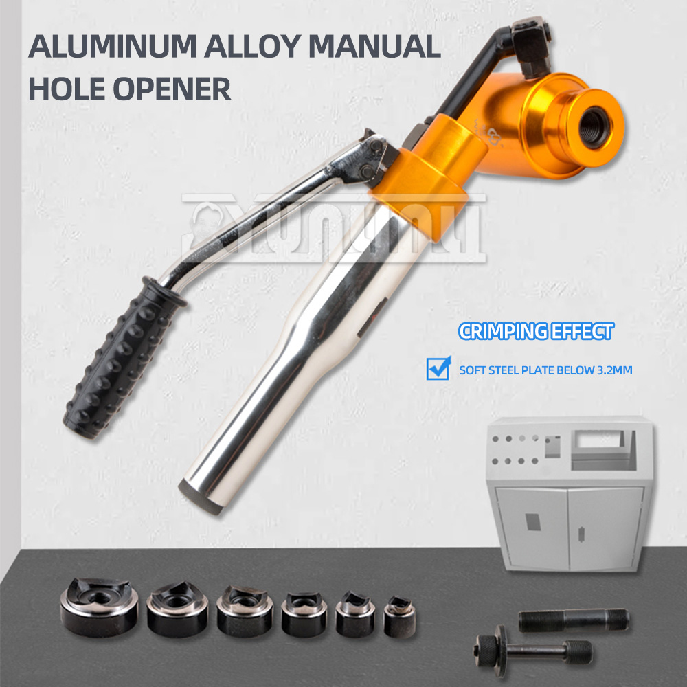 Hydraulic Knockout Punch Set - 100KN Hydraulische Perforator TPA-8 Rvs Perforeren