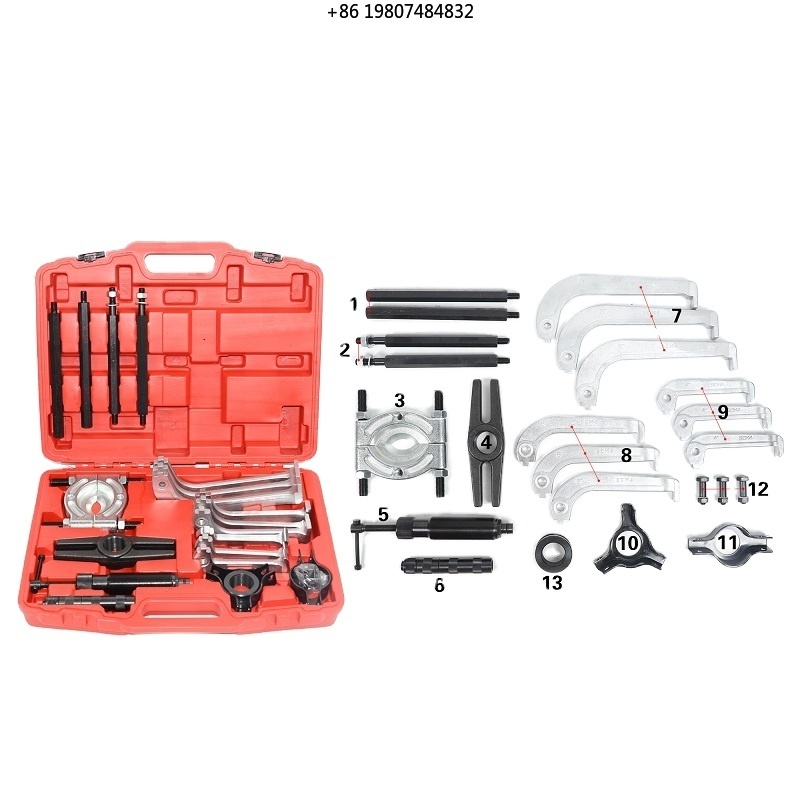 Hydraulic Bearing Puller Set - Autoreparatie gereedschapset, zware hydraulische tandwieltrekker set,
