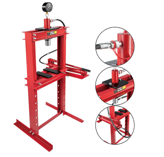 Manual Hydraulic Press 12 Ton - Garage hydraulische machine werkplaats pers capaciteit