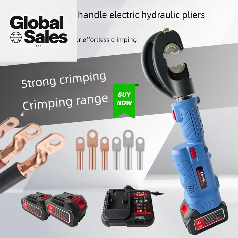 Hydraulic Crimping Tool 16-300Mm2 - ES-300 Accu-aangedreven hydraulische krimptang 60KN 16-300mm²
