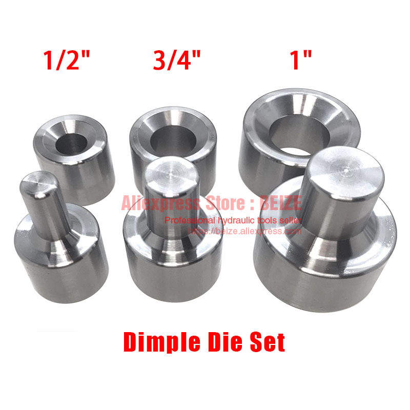 Hydraulic Knockout Punch Set - 3-delige kuiltjesmatrijzenset 1/2