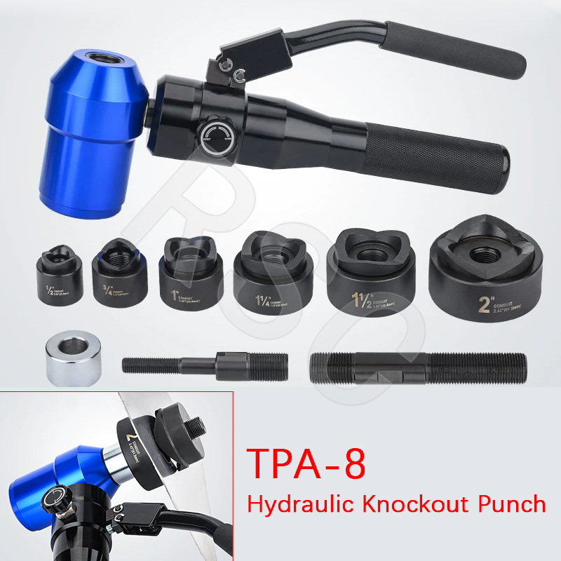 Hydraulic Knockout Punch Set - TPA-8 Hydraulische Knockout Punch 22,5-61,5 mm