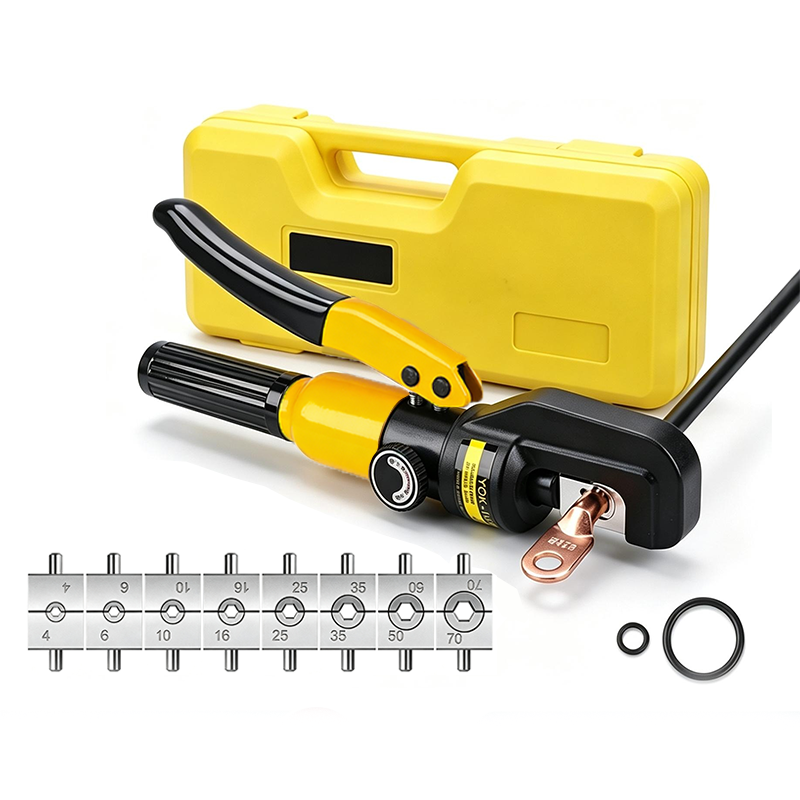 Hydraulic Hose Crimper Machine - 8T Hydraulische Crimptang, handmatige kabeloogcrimptang, 4-70mm²