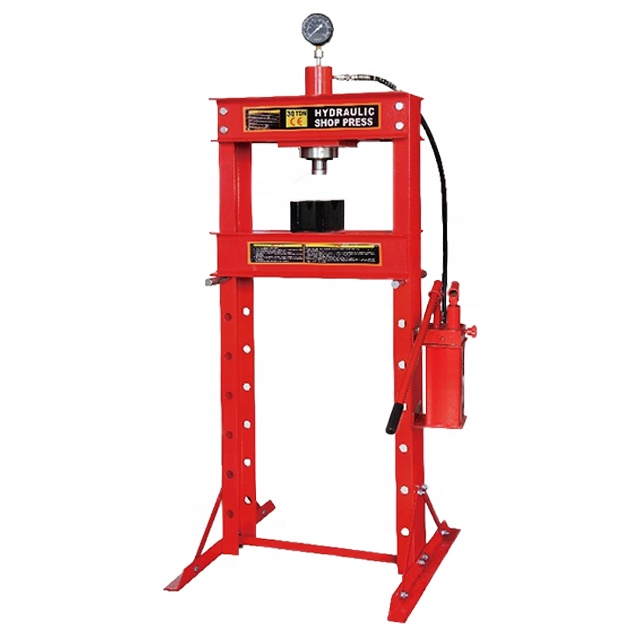 Hydraulic Press 20 Ton Shop Press - INT-20TS: losse hydraulische pers met manometer,
