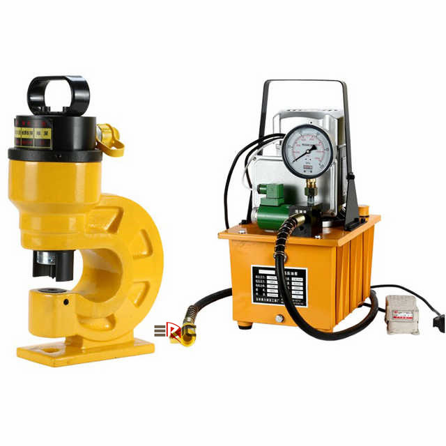Hydraulic Busbar Punch Machine - CH-60 31T Draagbare Hydraulische Elektrische Ponsmachine
