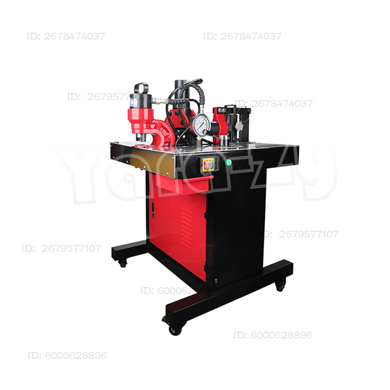 Hydraulic Busbar Punch Machine - DHY-150D 3-in-1 verwerkingsmachine, combinatie van knip-,
