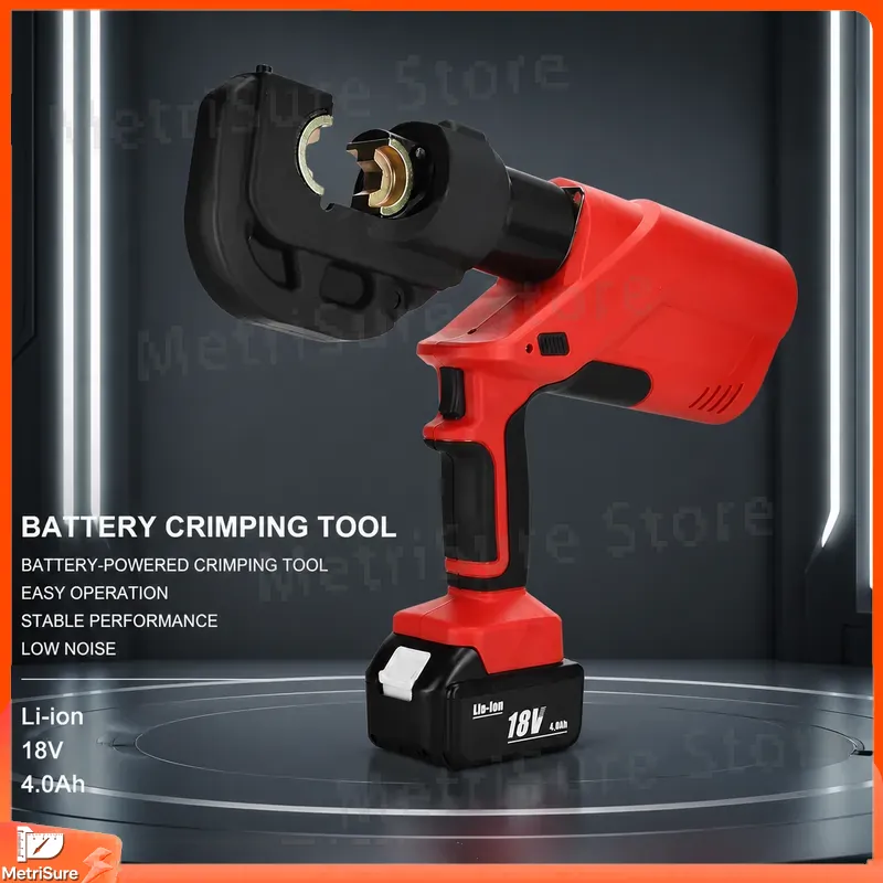 Hydraulic Crimping Tool 400Mm2 - 18V Draadloze Hydraulische Crimptang Accu-aangedreven Kabeloog